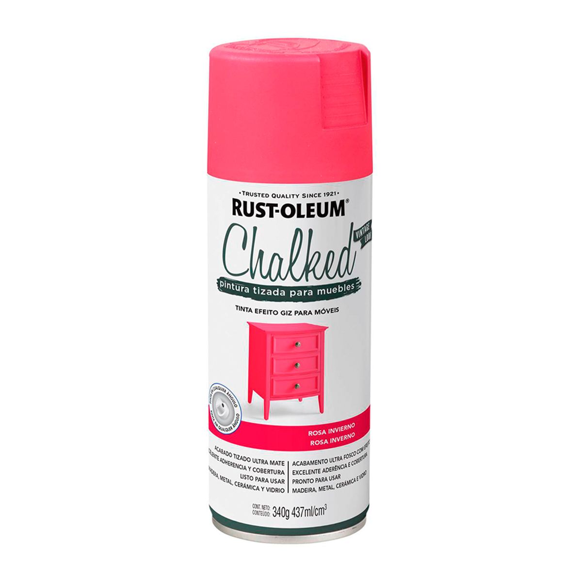 GENERICO - CHALKED AEROSOL -  Rosa Invierno 340G
