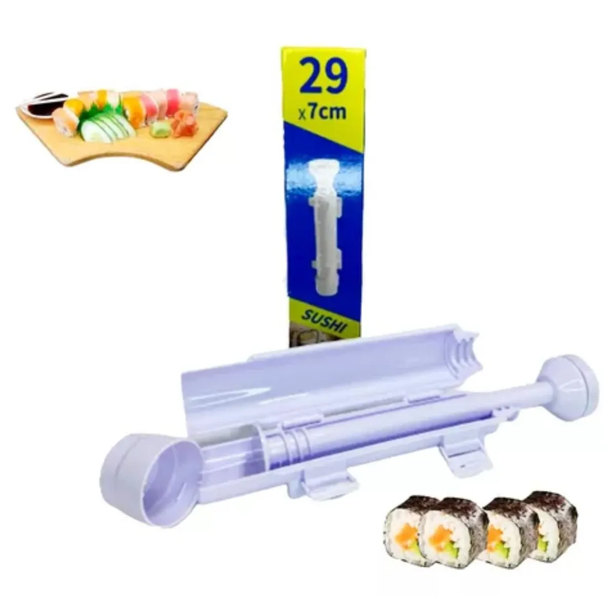 GENERICO - Maquina Para Hacer Sushi Facil Sushezi Bazooka Sushi