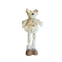 HERRERA MAISON - Muñeco Navidad Reno Gold 55 CM