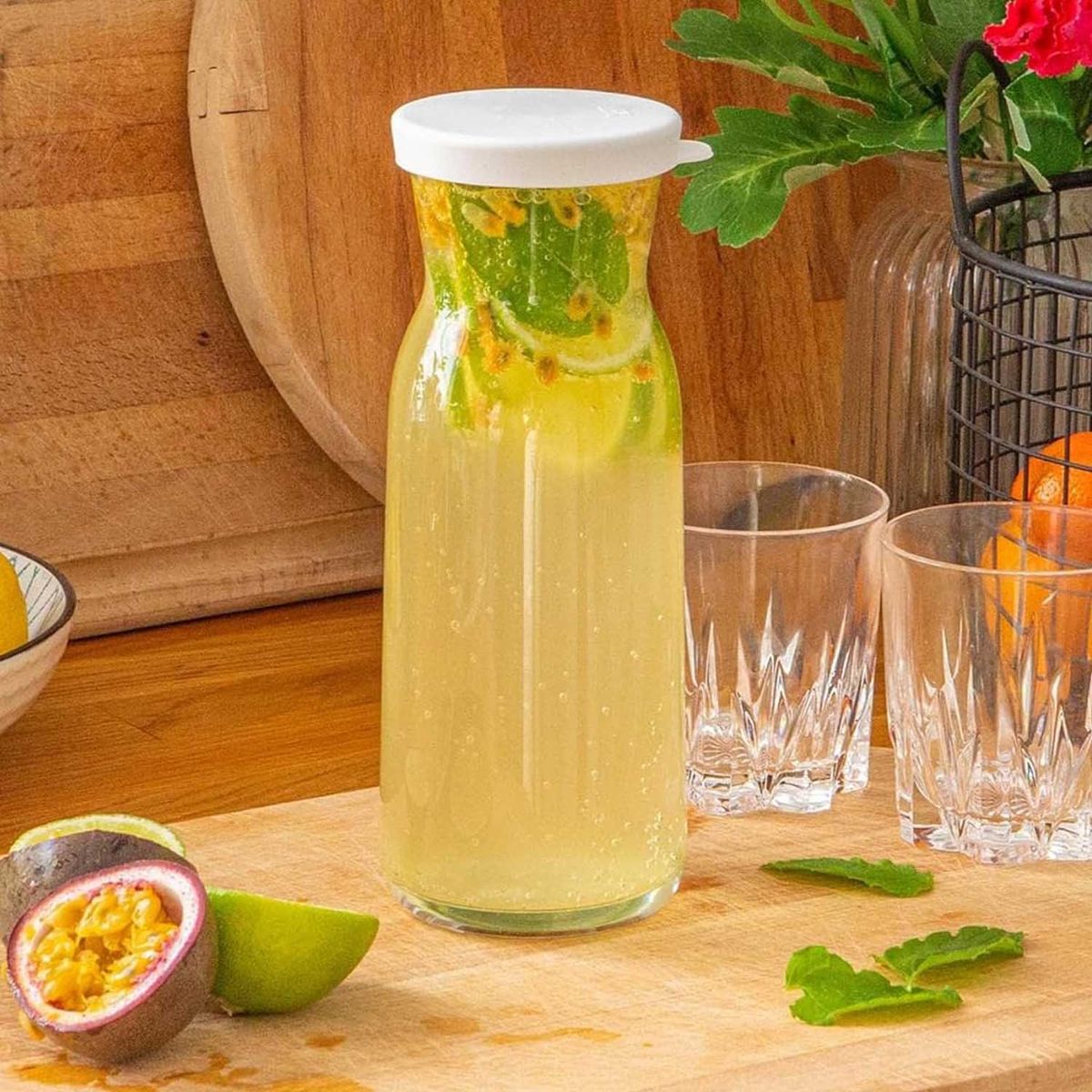 LAV - Botella 1200 ml Con Tapa Set 12 Pcs