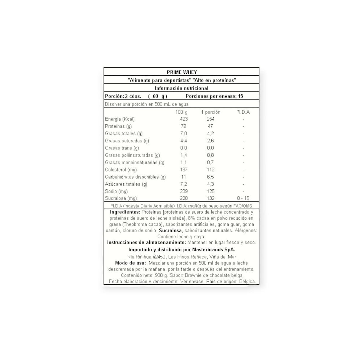 QNT - PROTEINA PRIME WHEY VAINILLA 908GR - QNT