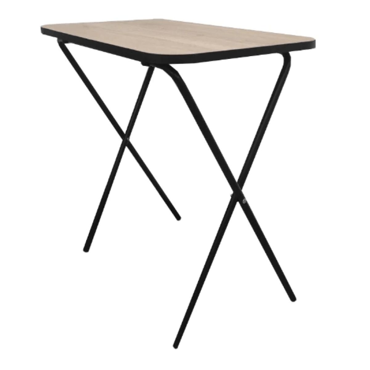 AGM - Mesa Auxiliar Plegable Color Jerez Negro