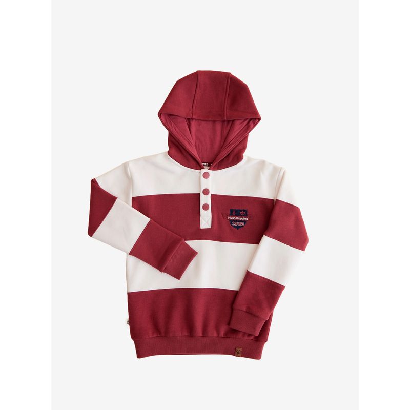 HUSH PUPPIES - Polerón Niño Marinero Burdeo HUSH PUPPIES