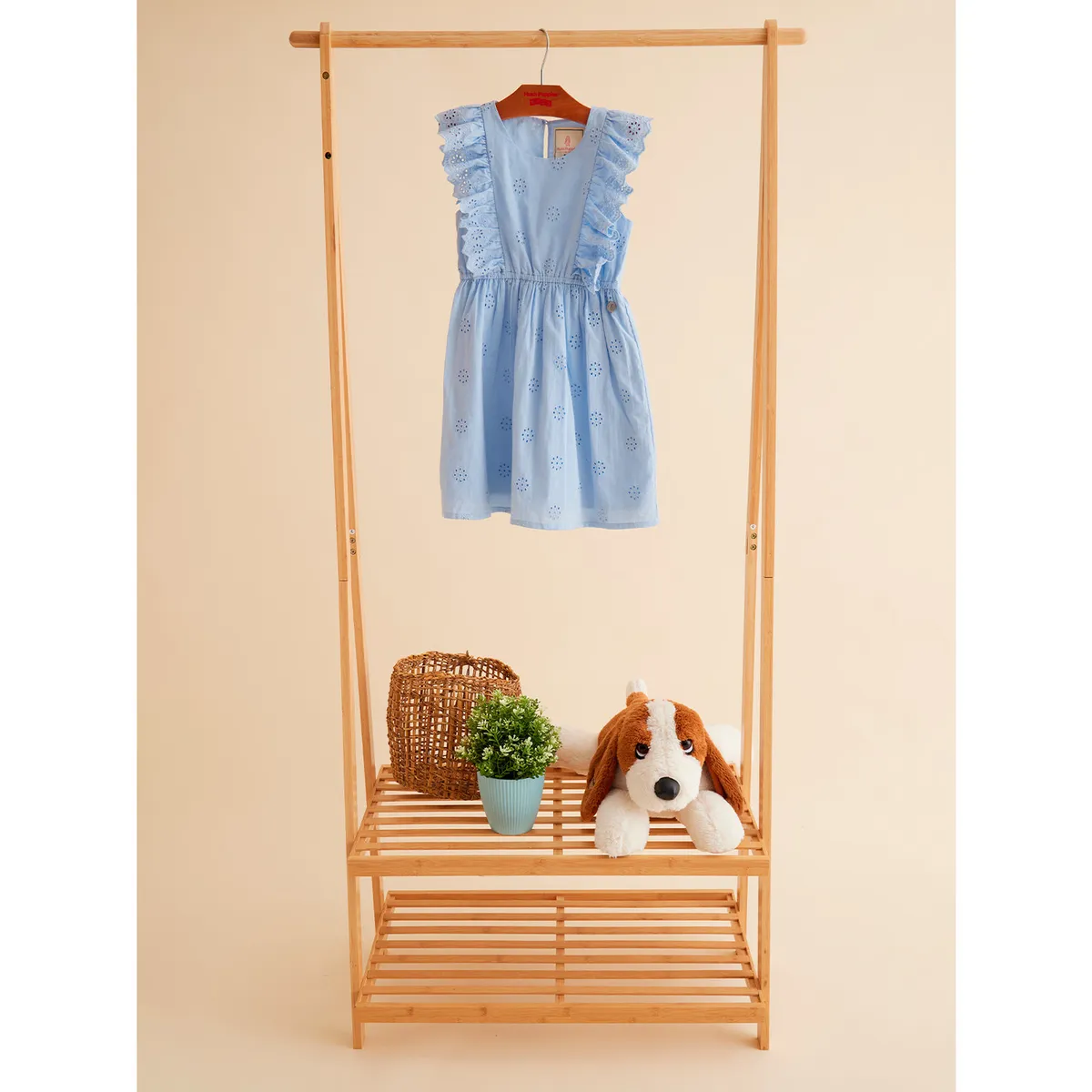 HUSH PUPPIES - Vestido Niña Manuela Celeste HUSH PUPPIES