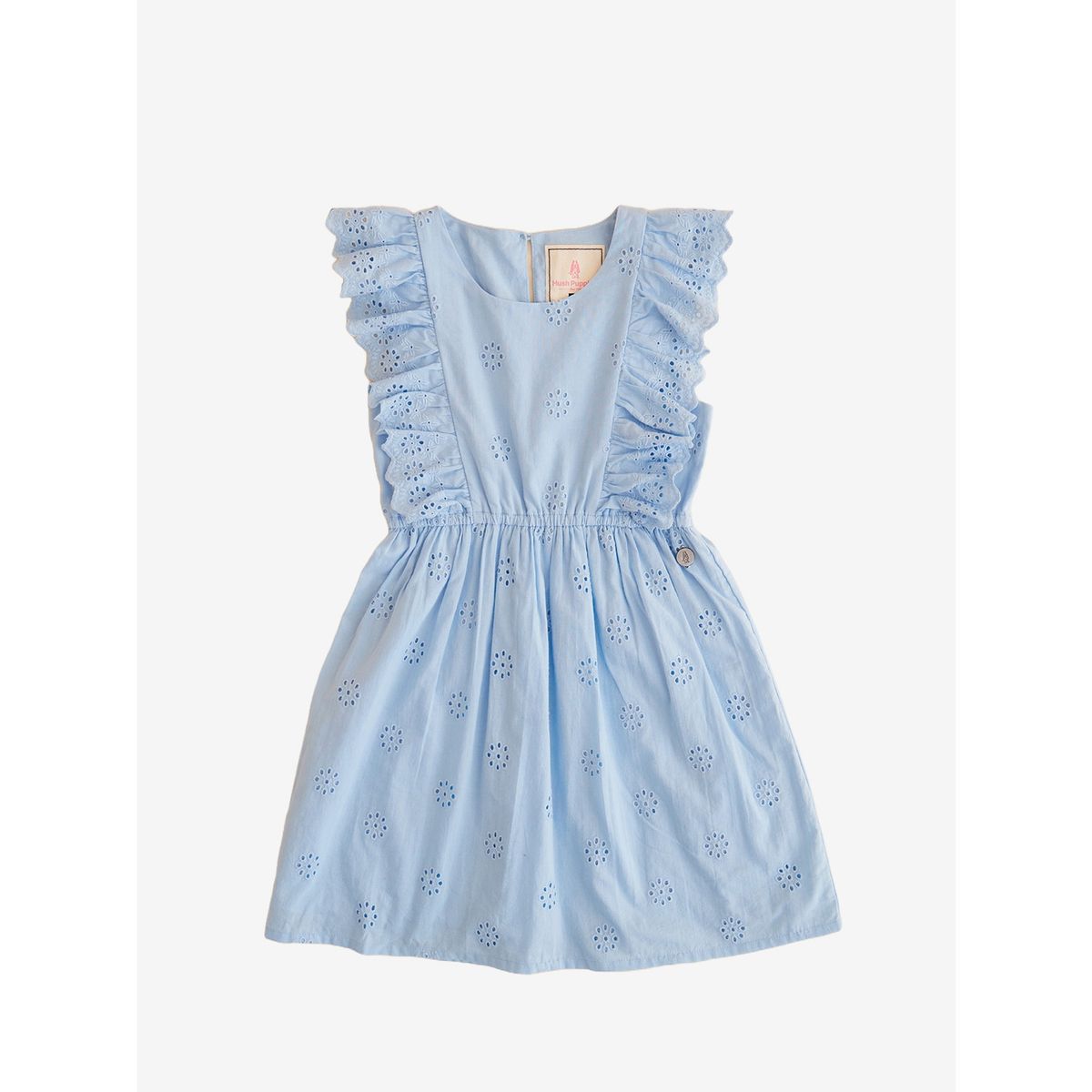 HUSH PUPPIES - Vestido Niña Manuela Celeste HUSH PUPPIES