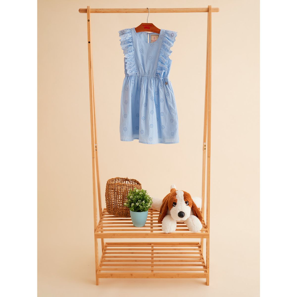 HUSH PUPPIES - Vestido Niña Manuela Celeste HUSH PUPPIES