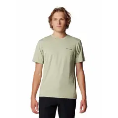 COLUMBIA - Polera Hombre Tech Trail Crew Neck Verde