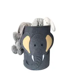 GENERICO - Canasto Elefante Infantil para Ropa y Juguetes Organizador