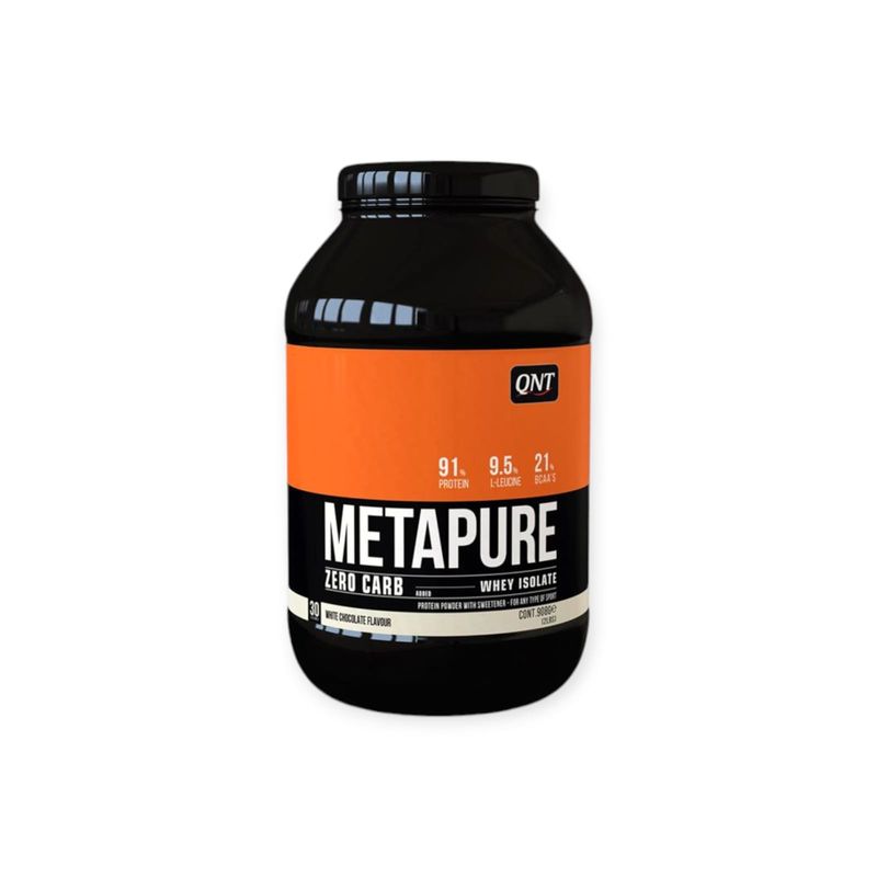 QNT - PROTEINA METAPURE ISO WHEY ZERO  CHOCOLATE BLANCO 908GR - QNT