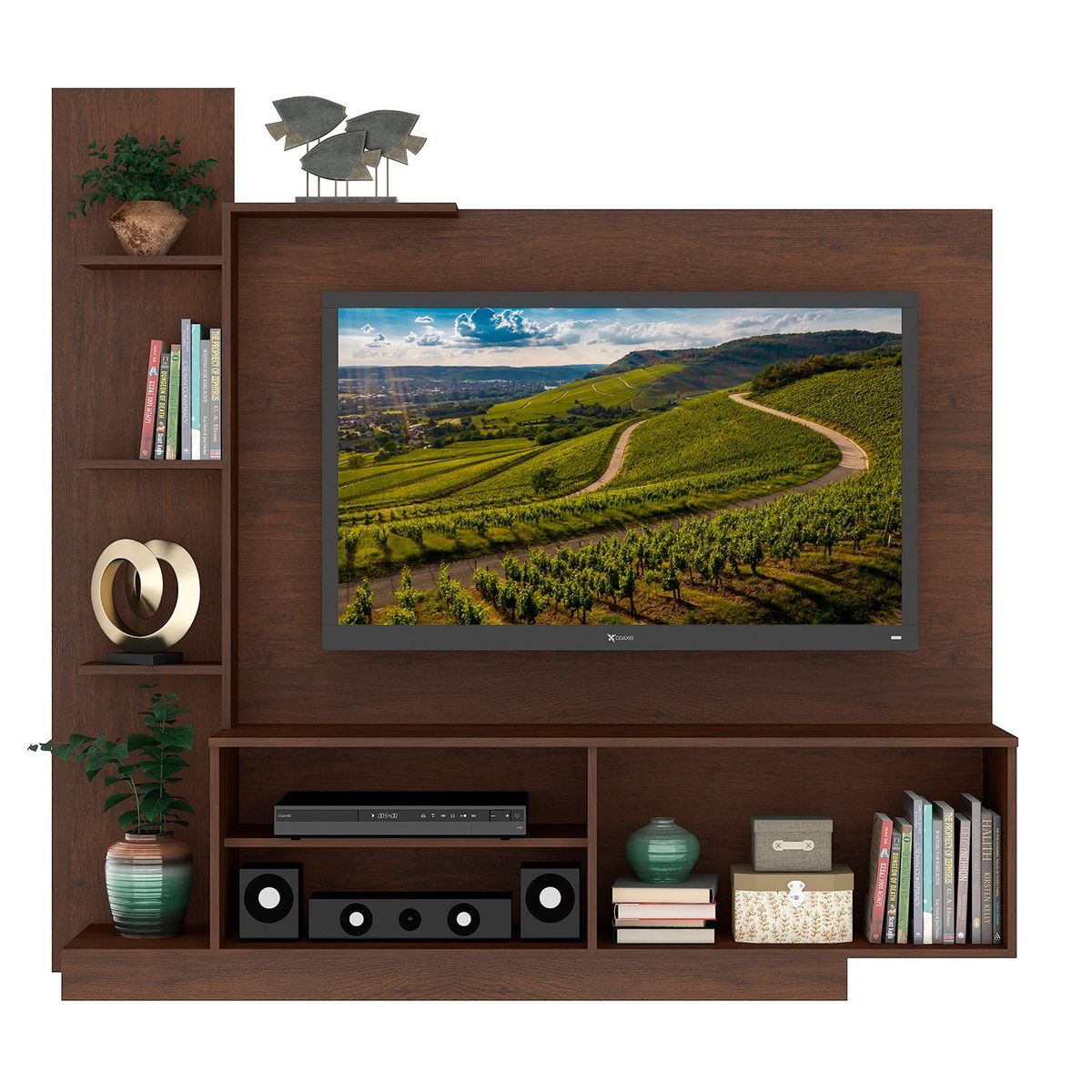 VEKKAHOME - HOME TV REINA RUSTICO 55’’ POLI
