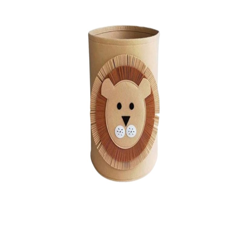 GENERICO - Cesto Organizador León Infantil Ropa o Juguetes