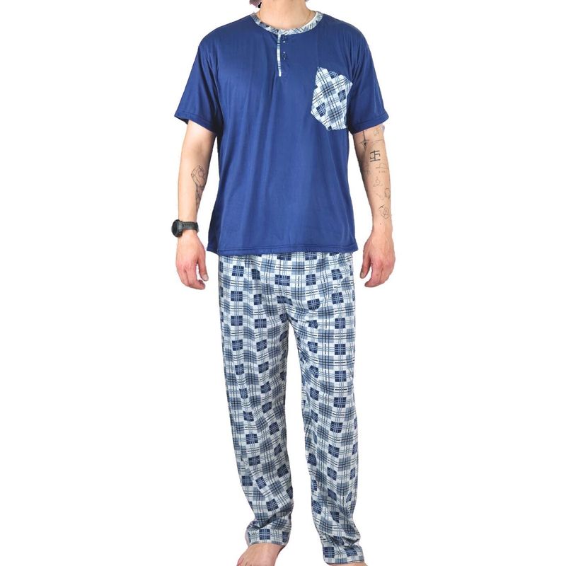 MPROPIA - Pijama Hombre Verano Polera Manga Corta 540
