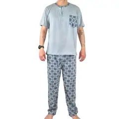 MPROPIA - Pijama Hombre Verano Polera Manga Corta 540