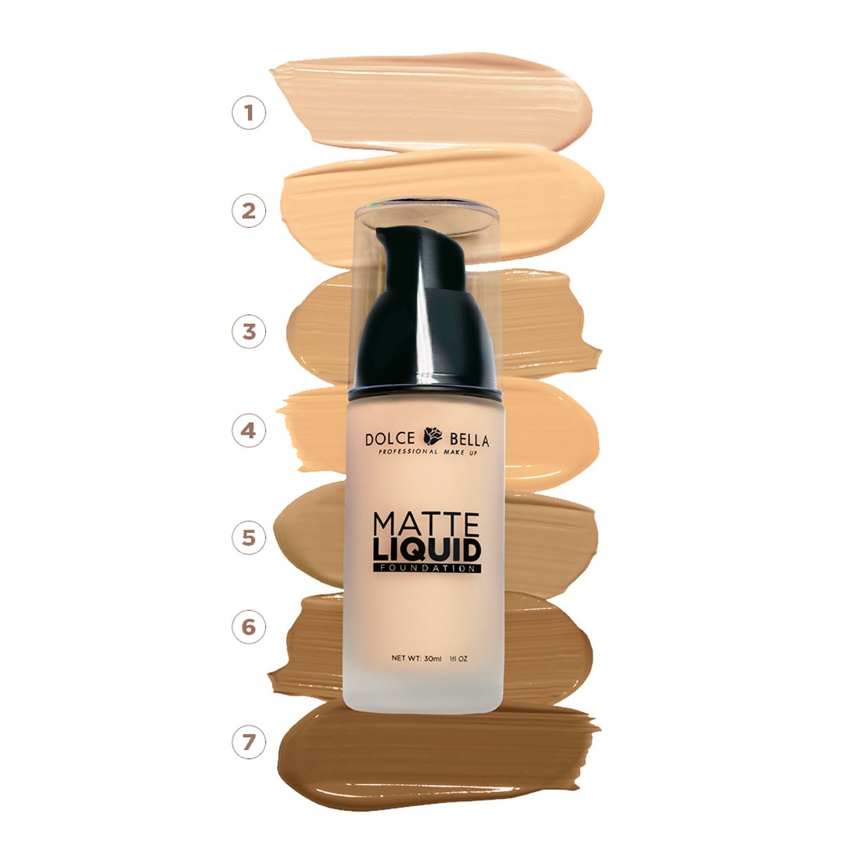 DOLCE BELLA - BASE DE MAQUILLAJE EFECTO MATE TONO 5 DOLCE BELLA