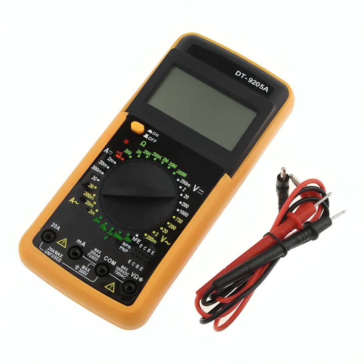 OEM - Multitester Multímetro Tester Digital Lcd Dt9205a
