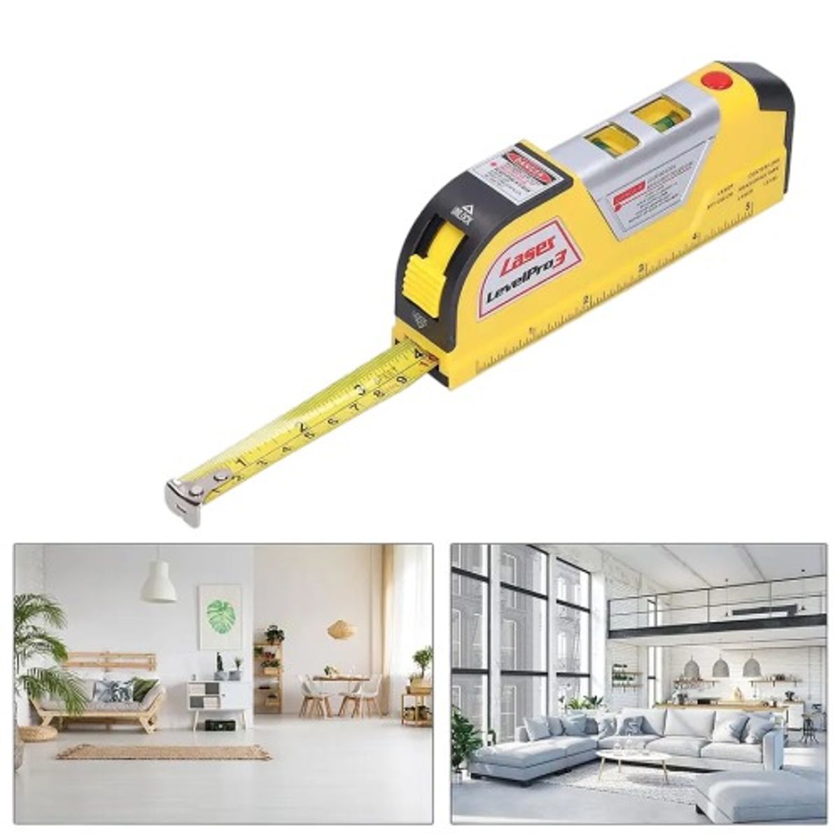 OEM - Nivel Laser Cinta Metrica Huincha Regla