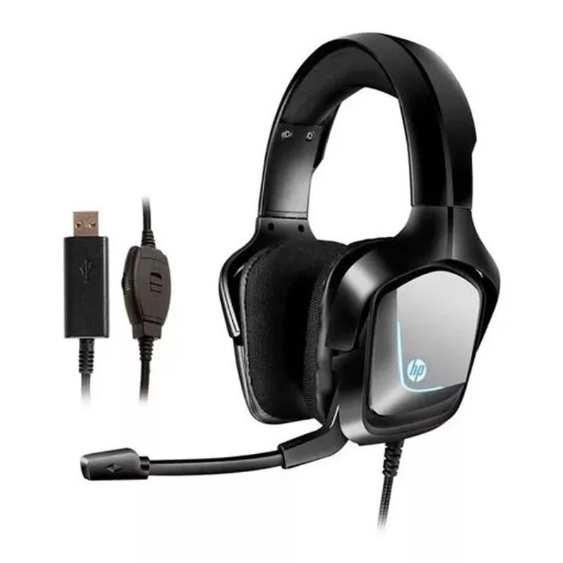HP - Audífono Gaming Headset Hp H220 Pc Usb-a Con Luz Led