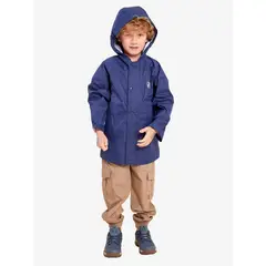 HUSH PUPPIES - Chaqueta Waterproof Niño Wind Navy