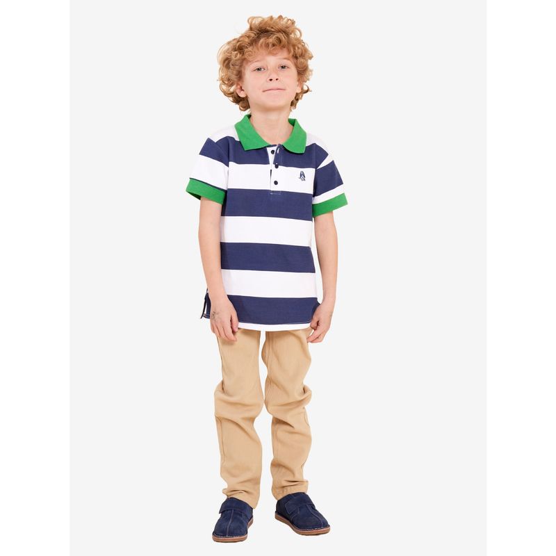 HUSH PUPPIES - Polera Niño All Blacks Azul HUSH PUPPIES