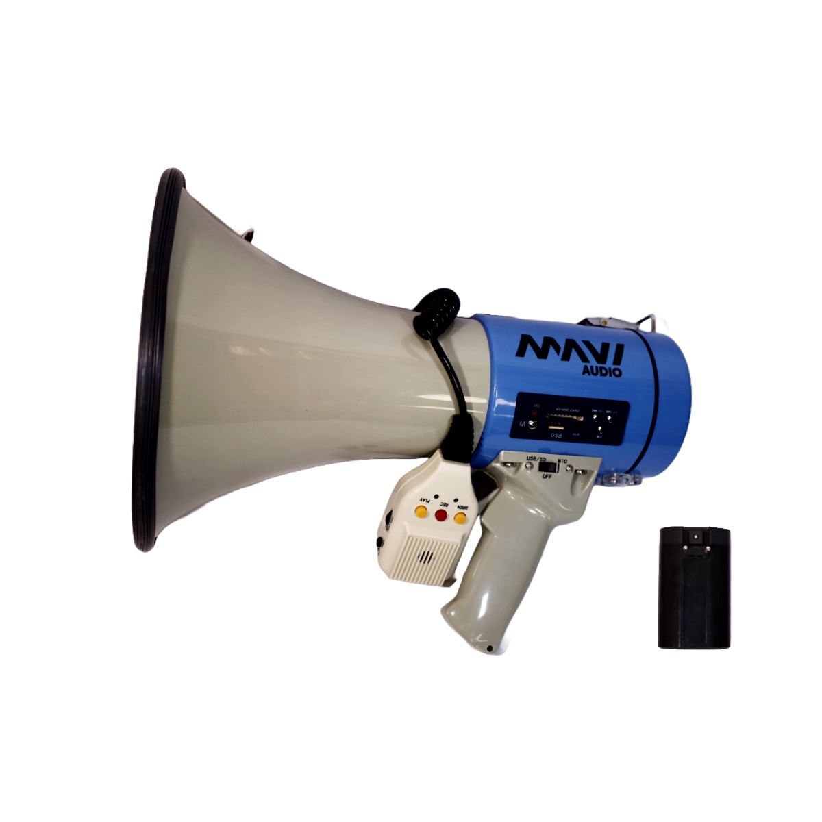 MAVI - Megáfono Con Mic De Mano + Batería 50W Mavi