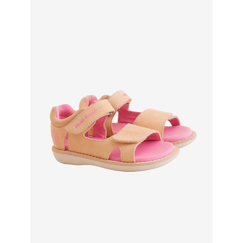 HUSH PUPPIES - Sandalia Cuero Rosado Niña Caleb [28-34] HUSH PUPPIES