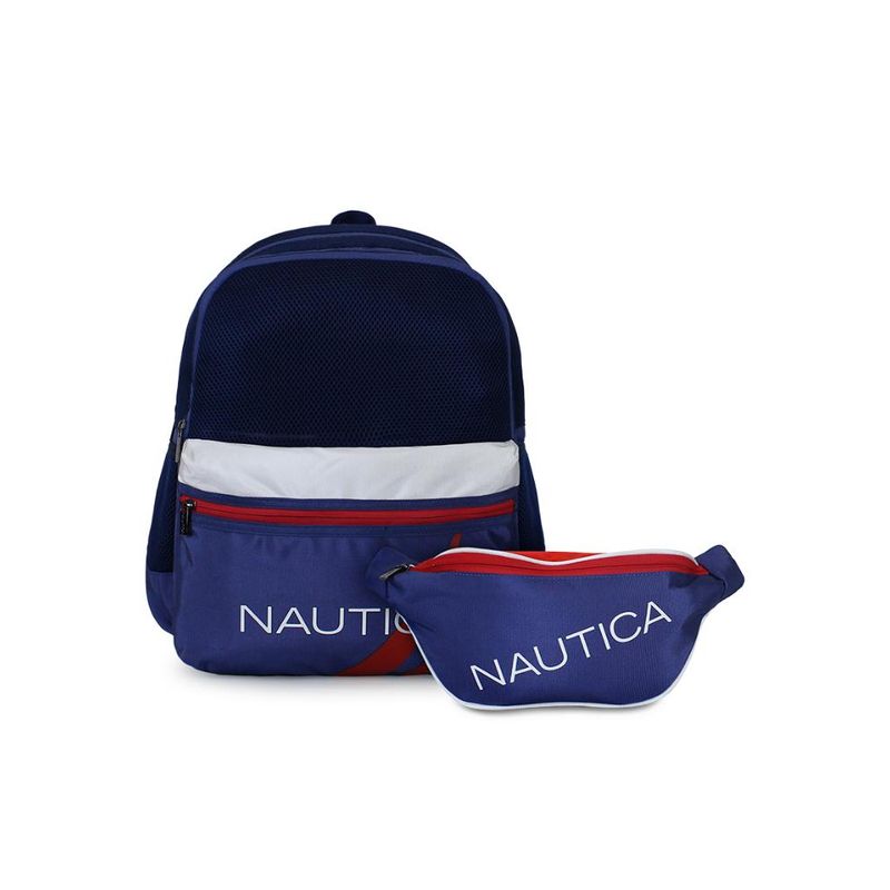 NAUTICA - Mochila Stark + Banano Kappa azul Nautica