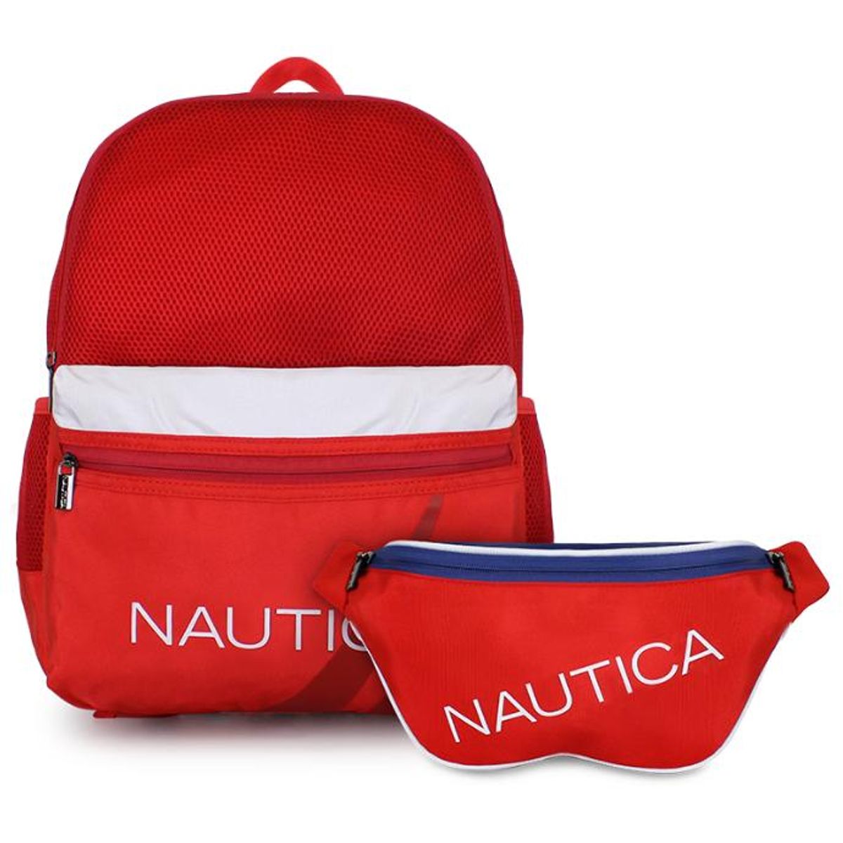 NAUTICA - Mochila Stark + Banano Kappa rojo Nautica