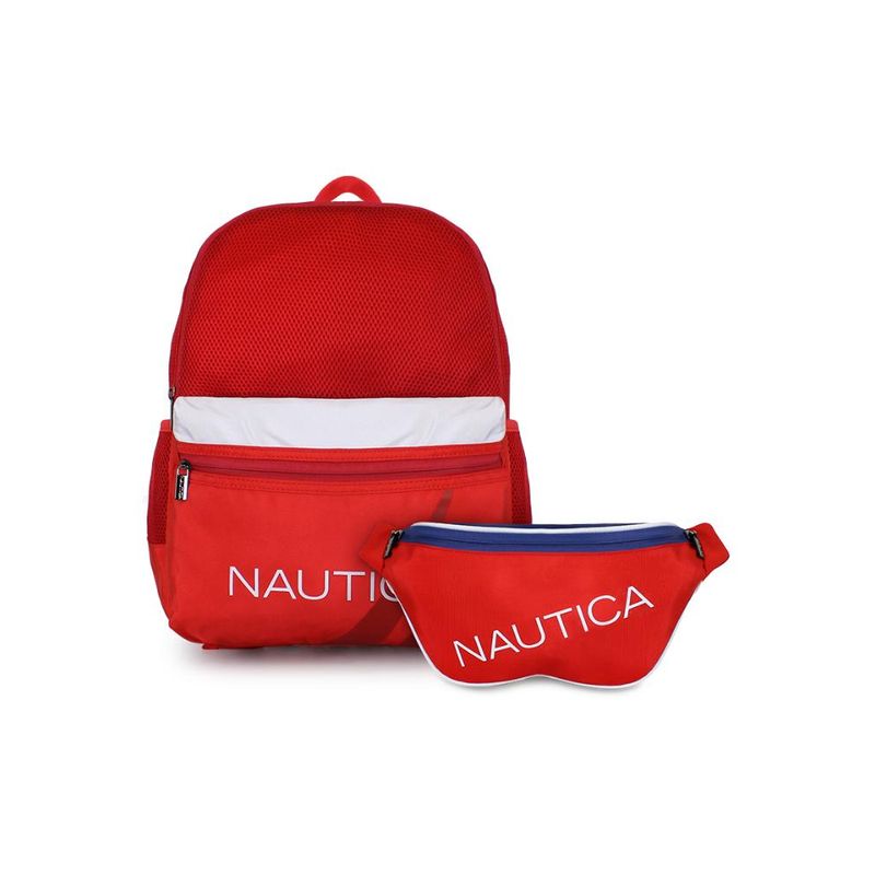 NAUTICA - Mochila Stark + Banano Kappa rojo Nautica
