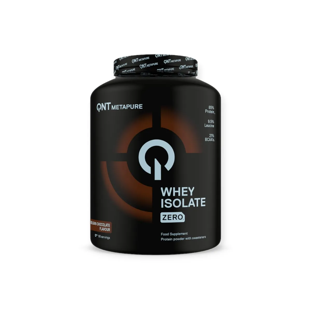 QNT - PROTEINA METAPURE ISO WHEY ZERO BELGIAN CHOCOLATE 2KG - QNT