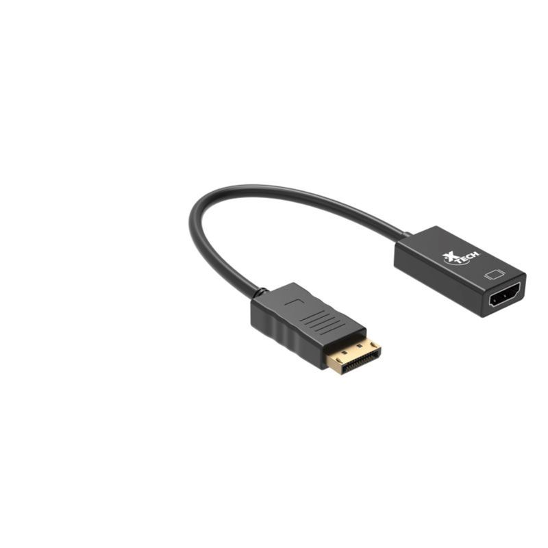 XTECH - Adaptador DisplayPort Xtech Macho a HDMI Hembra XTECH