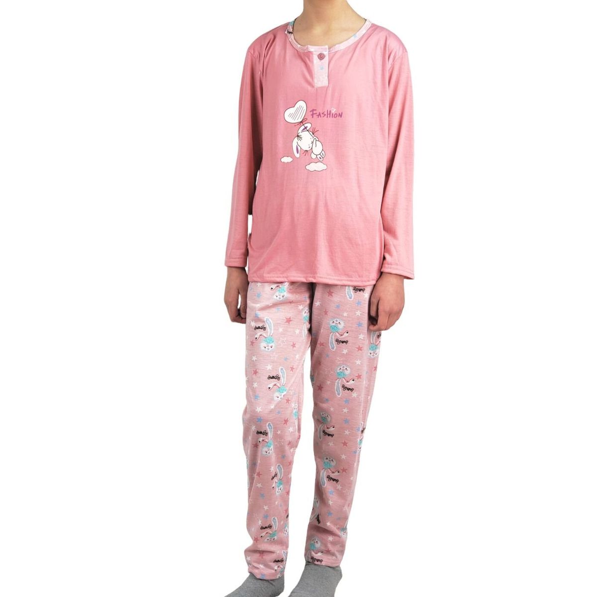 LIKE SHOP - Pijama Niña Verano Manga Larga 406