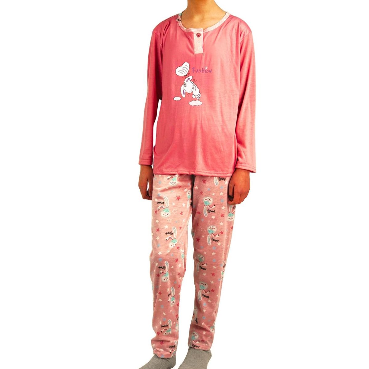 LIKE SHOP - Pijama Niña Verano Manga Larga 406