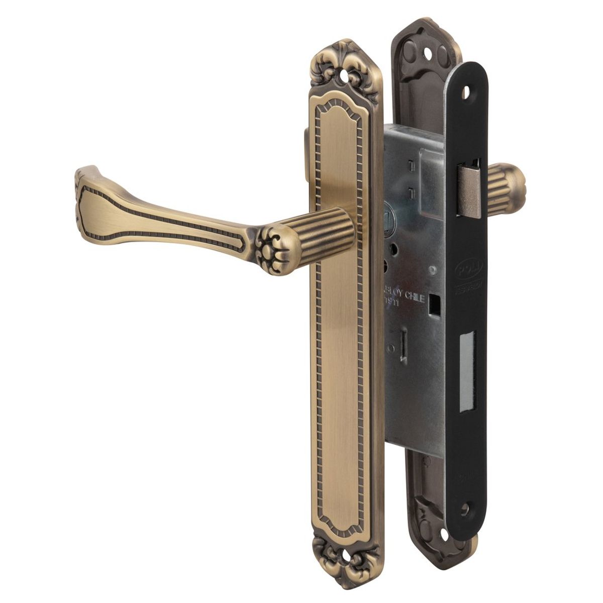 POLI - Cerradura Embutida Barroca B40