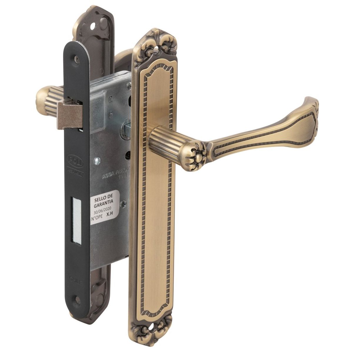 POLI - Cerradura Embutida Barroca B40