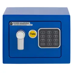 YALE - Caja de Seguridad Mini Azul 4,2 lts.