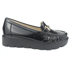 CHALADA - Mocasin Mujer Negro Casual Gran-20
