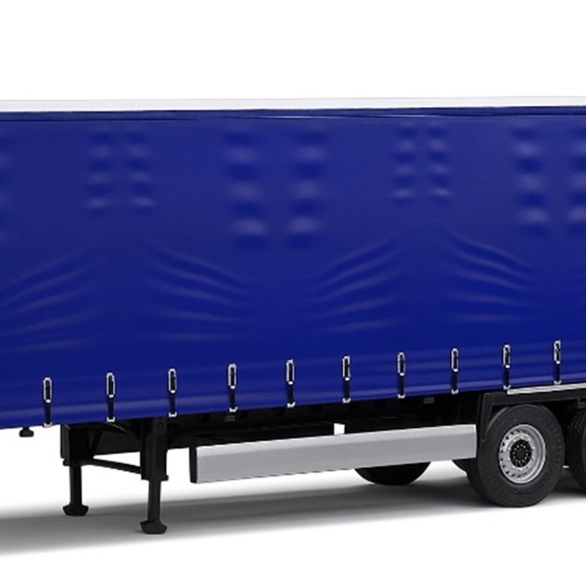 GENERICO - Camión Remolque Sider Lona Azul Escala 124 - Solido  Juguete