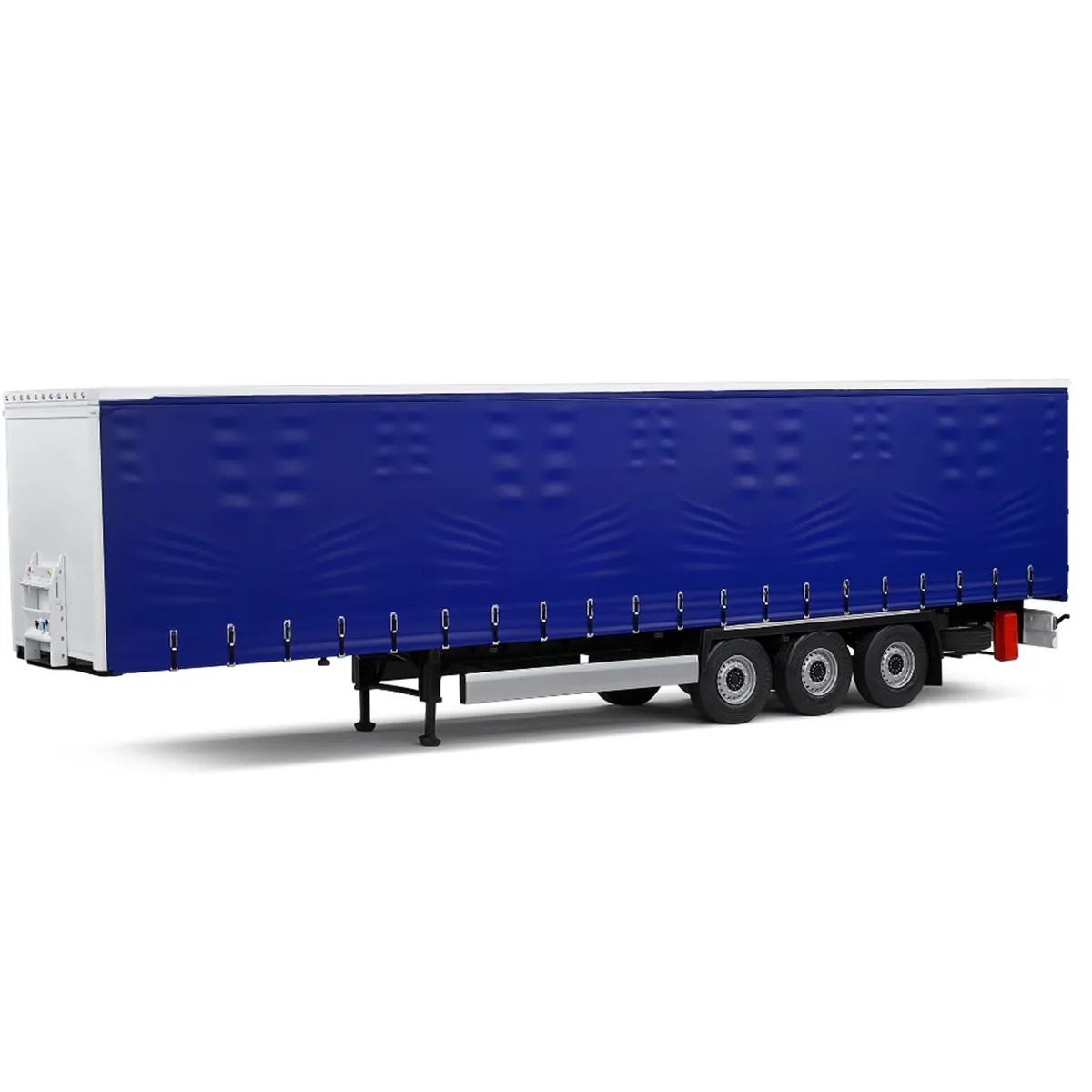 GENERICO - Camión Remolque Sider Lona Azul Escala 124 - Solido  Juguete