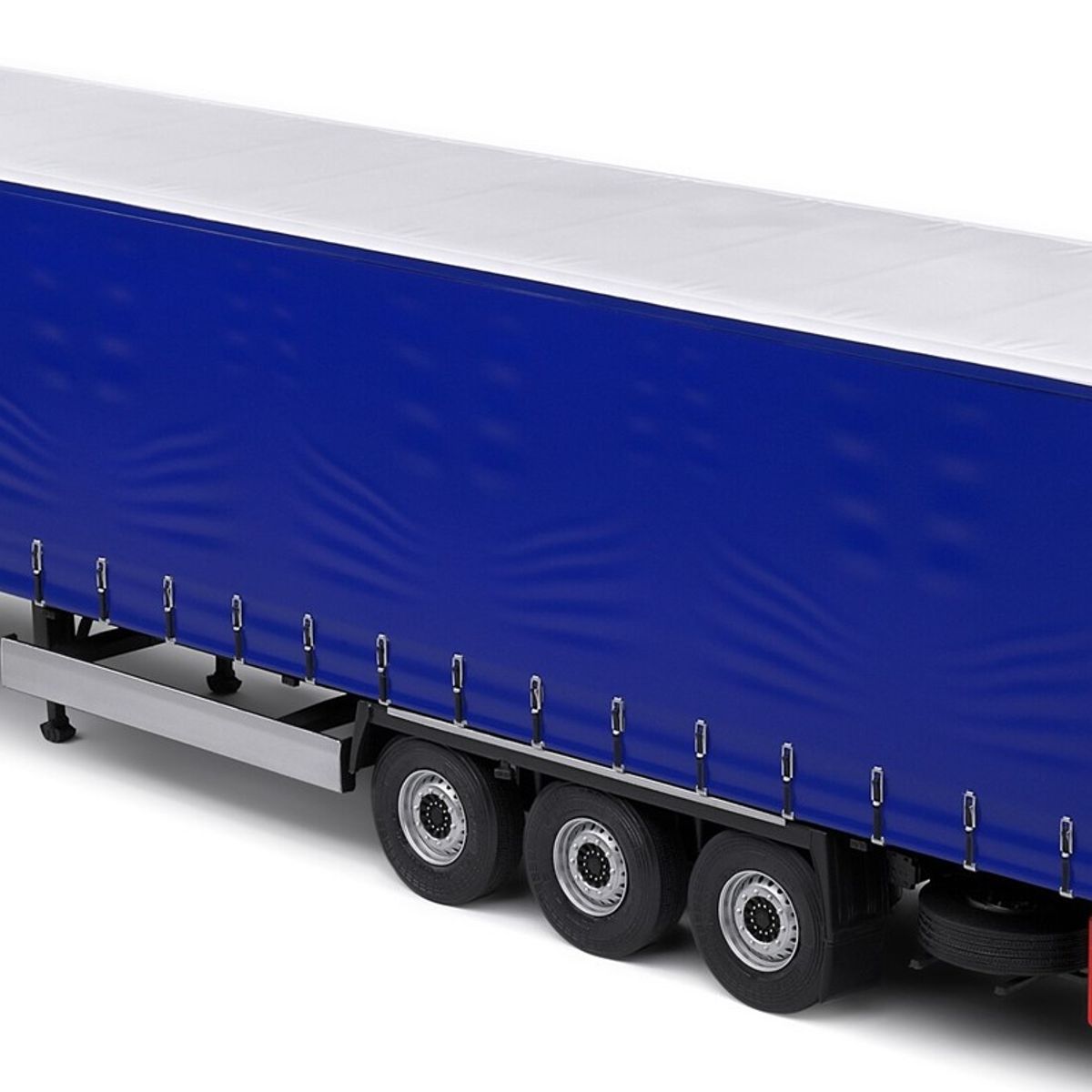 GENERICO - Camión Remolque Sider Lona Azul Escala 124 - Solido  Juguete