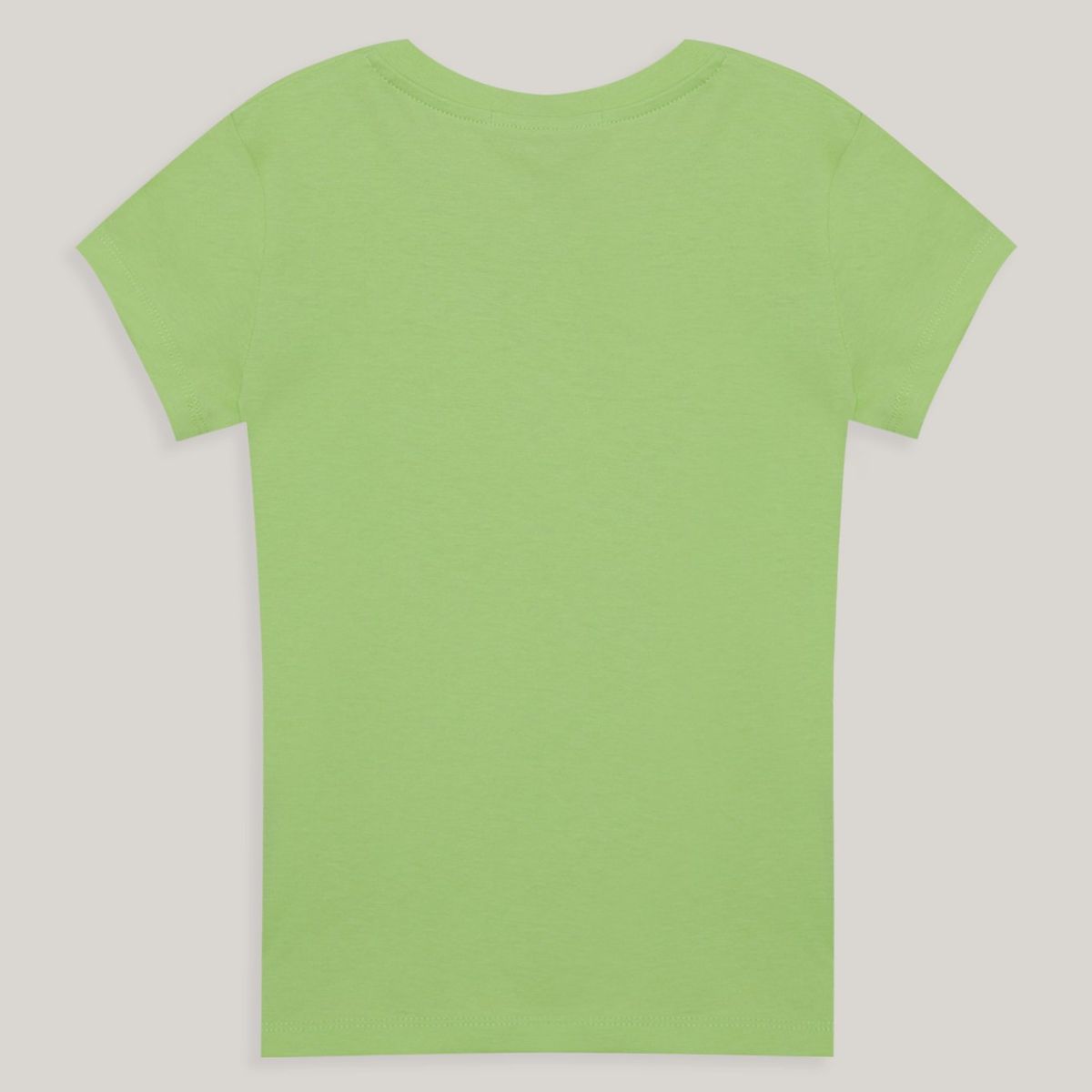 CALVIN KLEIN - Polera Niña Micro Monogram Verde Calvin Klein