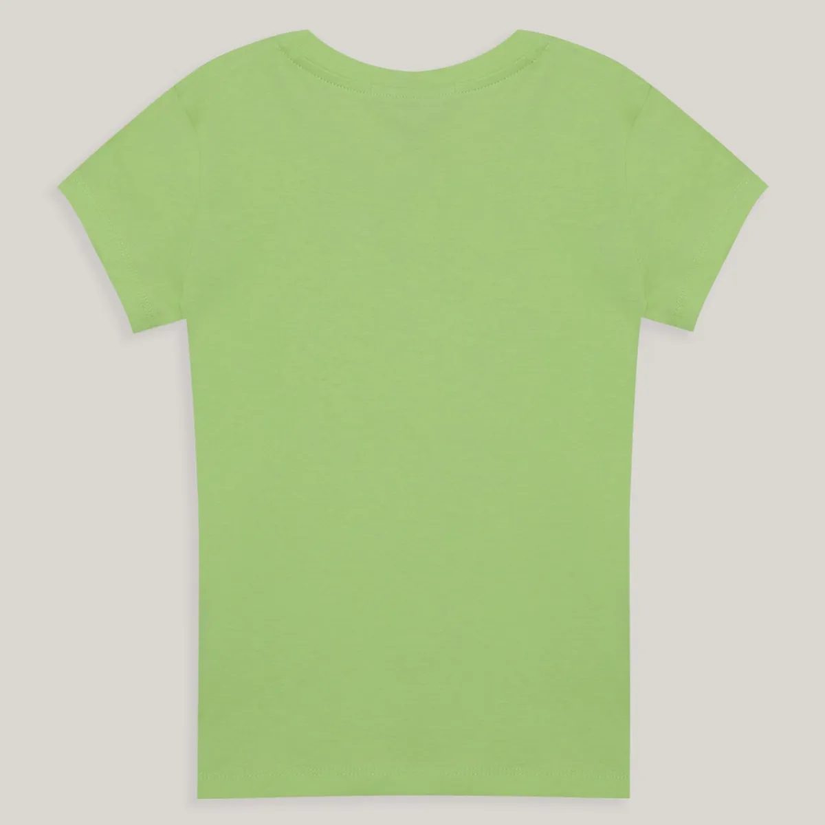 CALVIN KLEIN - Polera Niña Micro Monogram Verde Calvin Klein