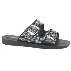 CHALADA - Sandalia Mujer Negro Casual Quanta-12