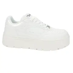 CHALADA - Zapatilla Mujer Blanco Urbano Troya-1