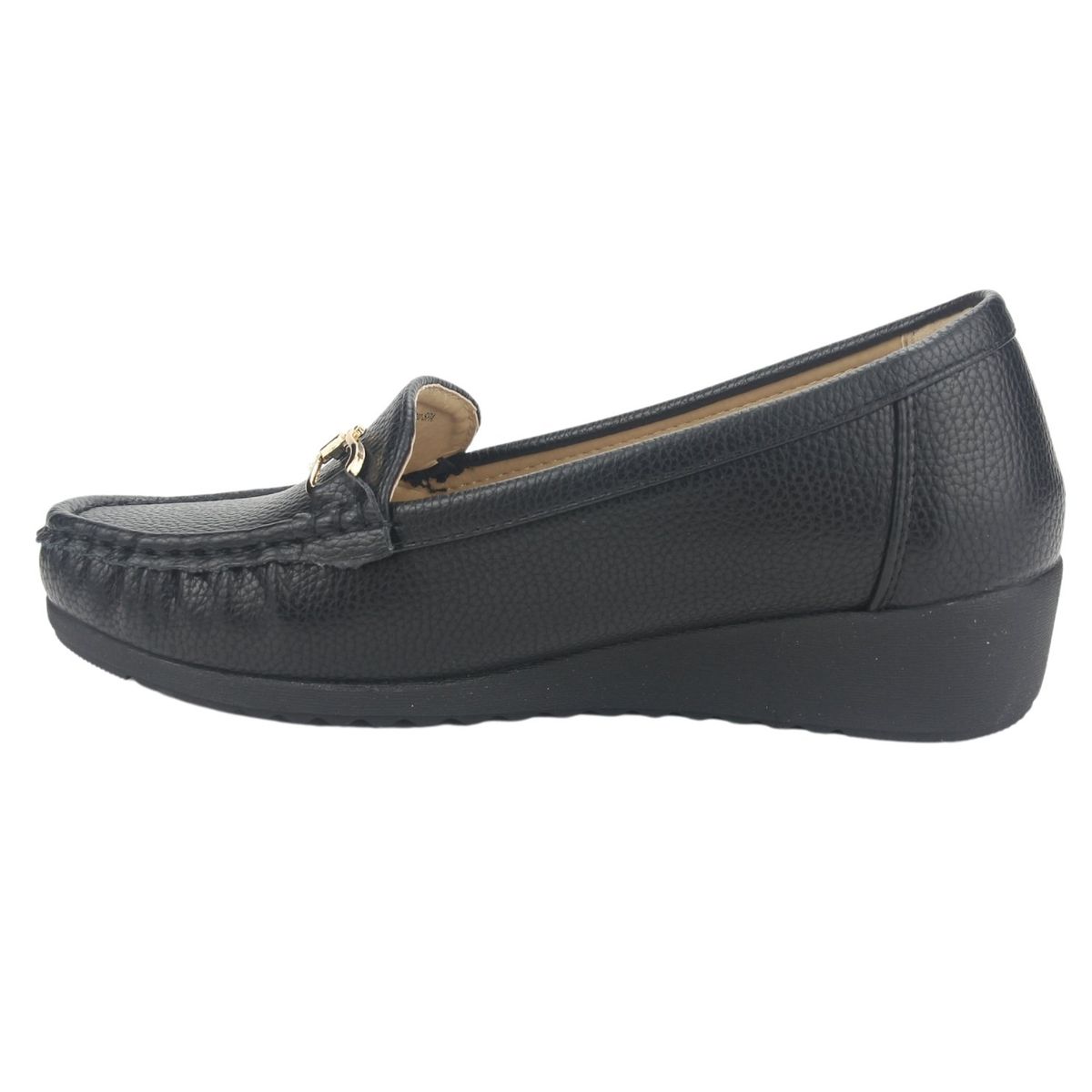 CHALADA - Mocasin Mujer Negro Casual Chalada Malu-2