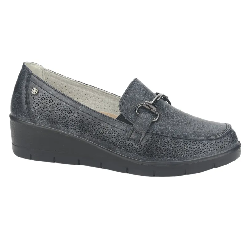 CHALADA - Mocasin Mujer Negro Casual Chalada Cona-2