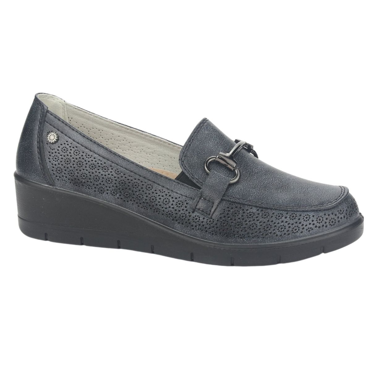CHALADA - Mocasin Mujer Negro Casual Chalada Cona-2