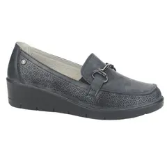 CHALADA - Mocasin Mujer Negro Casual Cona-2