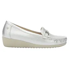 CHALADA - Mocasin Mujer Plateado Casual Malu-2