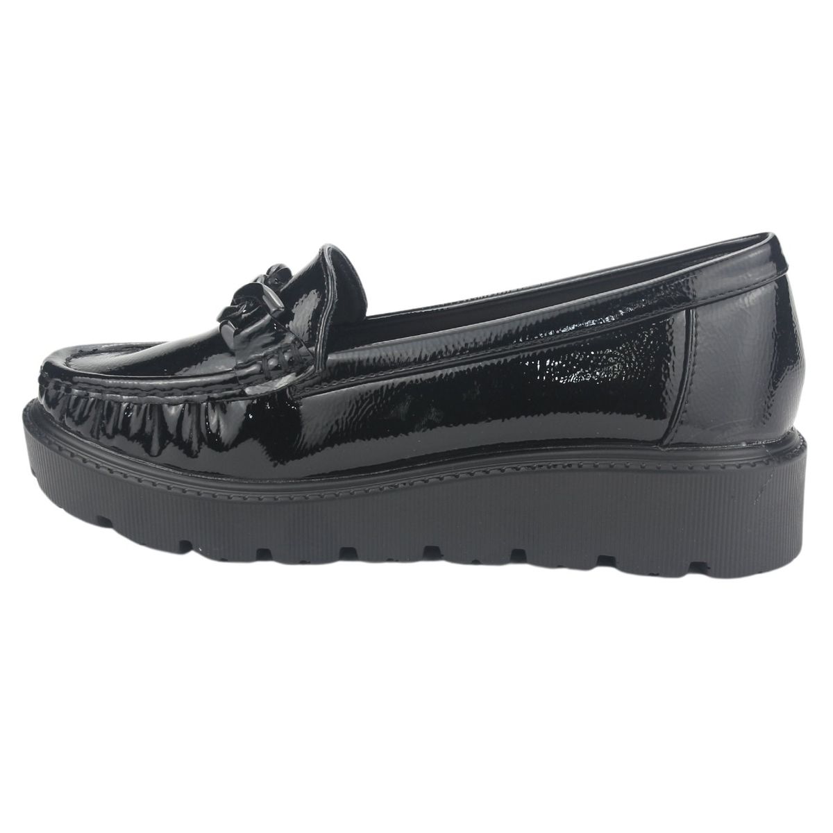 CHALADA - Mocasin Mujer Negro Casual Chalada Gran-21