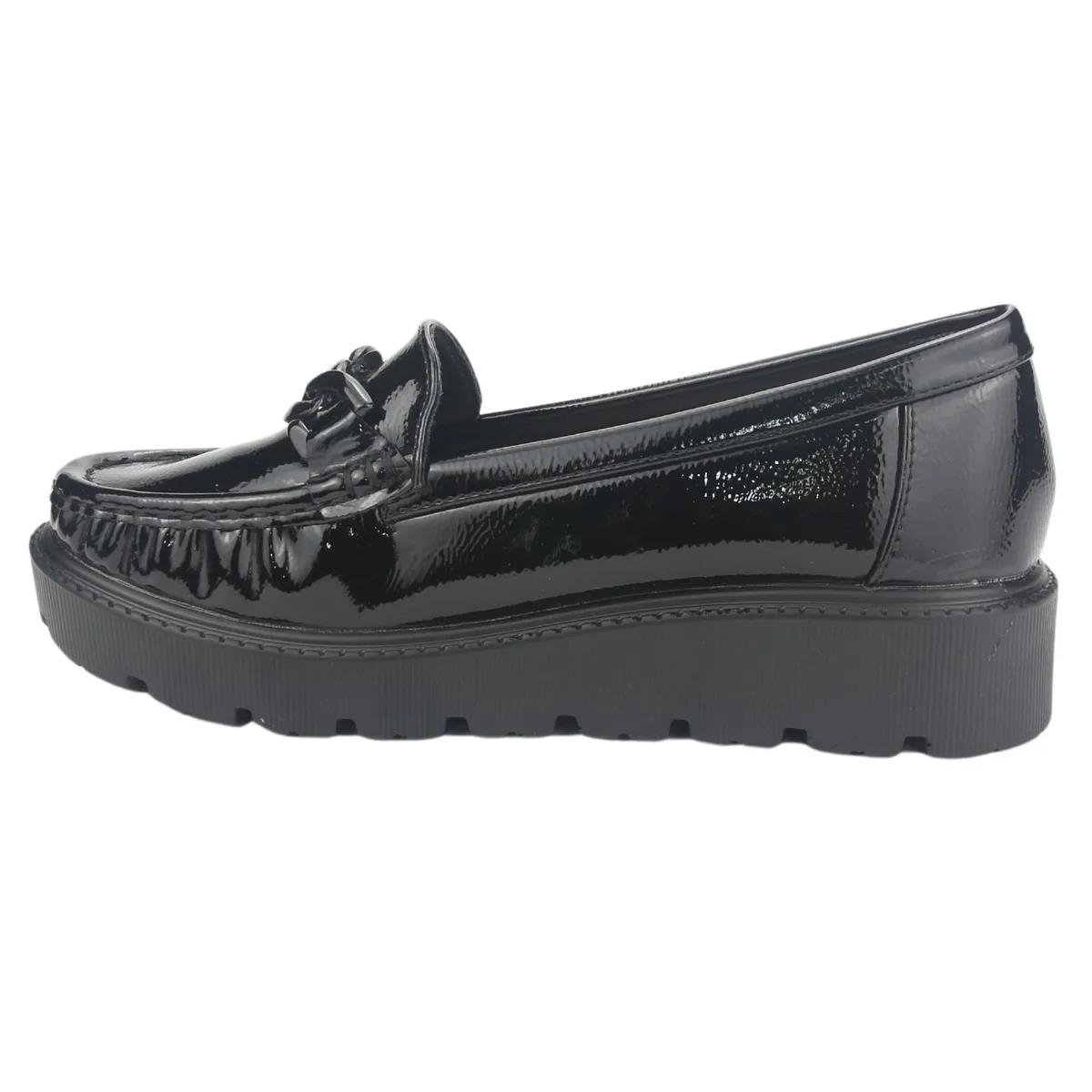 CHALADA - Mocasin Mujer Negro Casual Chalada Gran-21